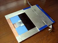 電気式床暖房パネルサンプル