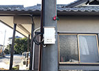 栃木県足利市／電気設備工事／PAS 高圧気中負荷開閉器 設置