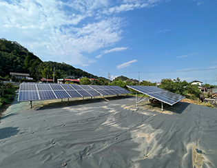 群馬県安中市／野立て太陽光発電／メンテナンス／定額電灯から従量電灯に契約変更