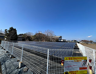 群馬県高崎市／野立て太陽光発電／メンテナンス／パワーコンディショナー交換