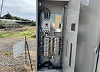 栃木県佐野市／野立て太陽光発電／メンテナンス／幹線／盗難復旧作業／アルミケーブル