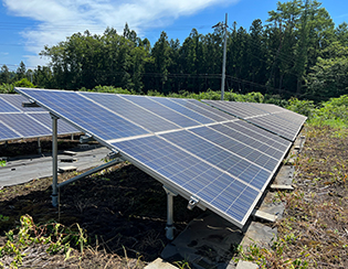 群馬県吾妻郡中之条町／野立て太陽光発電／メンテナンス／定額電灯から従量電灯に契約変更