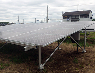 群馬県邑楽郡邑楽町／産業用太陽光発電／ジンコソーラー／野立て