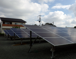 群馬県伊勢崎市／産業用太陽光発電／サンテック／野立て