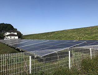 栃木県足利市／野立て太陽光発電／メンテナンス／定額電灯から従量電灯に契約変更／JAソーラー