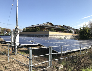 栃木県佐野市／野立て太陽光発電／メンテナンス／定額電灯から従量電灯に契約変更／JAソーラー