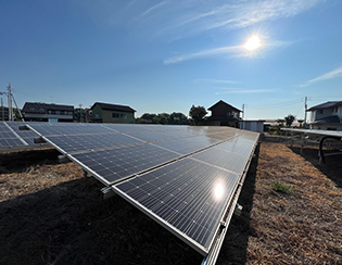 埼玉県行田市／野立て太陽光発電／メンテナンス／定額電灯から従量電灯に契約変更