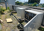 群馬県桐生市／高圧／野立て太陽光発電／メンテナンス／パワーコンディショナ／遠隔監視装置／交換