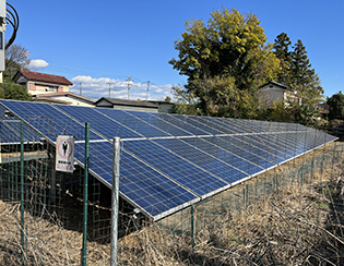 群馬県前橋市／野立て太陽光発電／メンテナンス／定額電灯から従量電灯に契約変更