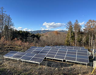 群馬県吾妻郡高山村／野立て太陽光発電／メンテナンス／定額電灯から従量電灯に契約変更