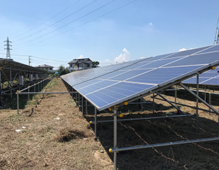 群馬県太田市／野立て太陽光発電／メンテナンス／草刈り／簡易点検／カナディアンソーラー