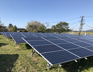 栃木県日光市／野立て太陽光発電／メンテナンス／太陽光パネル洗浄／カナディアンソーラー