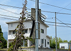 群馬県渋川市／野立て太陽光発電／メンテナンス／定額電灯から従量電灯に契約変更／幹線盗難復旧対策／アルミケーブル